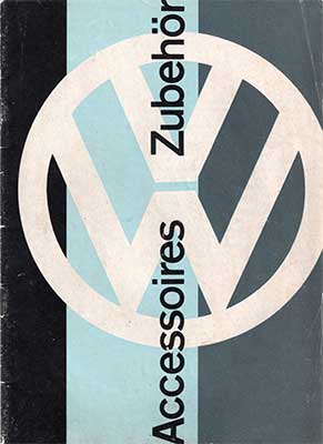 Catalogue d'accessoires pour vw diffusé par Amag Suisse en 1960